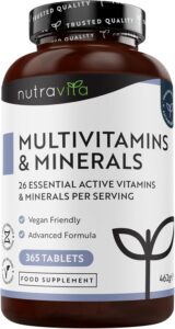 365 Vegan Multivitamins and Minerals by Nutravita