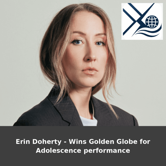 Erin Doherty - Wins Golden Globe for Adolescence performance
