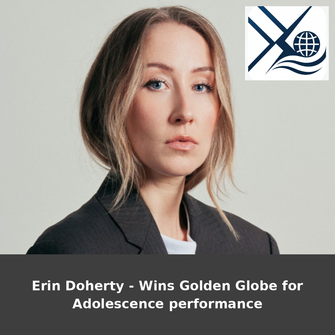Jan26Mag Erin Doherty – Wins Golden Globe for Adolescence performance