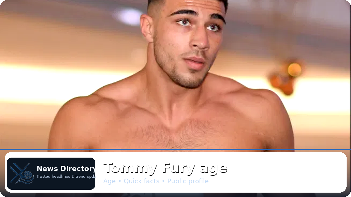 Tommy Fury age – Boxing journey, TV fame, and highlights