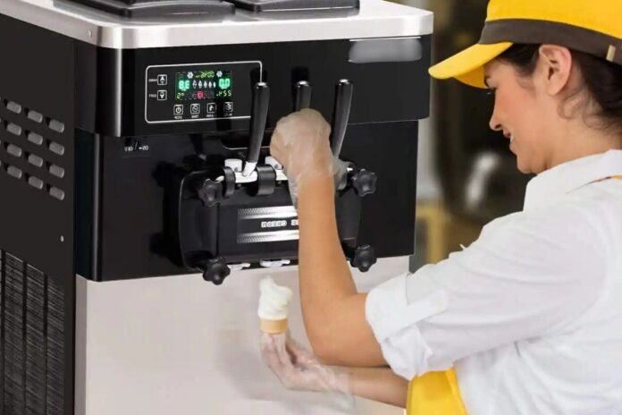 Commercial Ice Cream Machine for Cafes